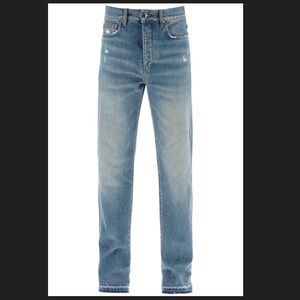 #2731 AMIRI five pocket Distressed Effect Jeans 32 Blue